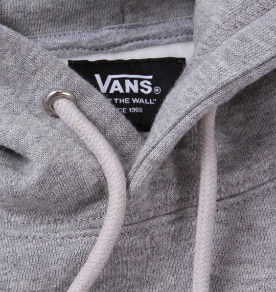 大きいサイズ メンズ VANS プル パーカー トレーナー ヘザーグレー 1178-9661-1 3L 4L 5L