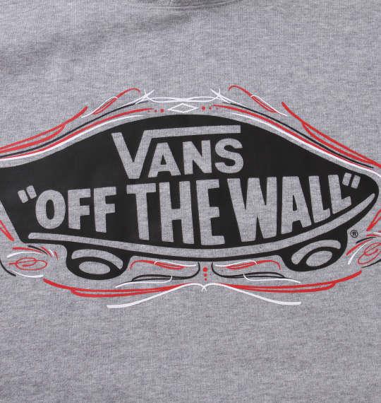 大きいサイズ メンズ VANS プル パーカー トレーナー ヘザーグレー 1178-9661-1 3L 4L 5L