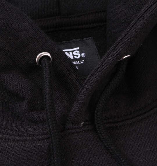 大きいサイズ メンズ VANS プル パーカー トレーナー ブラック 1178-9661-2 3L 4L 5L