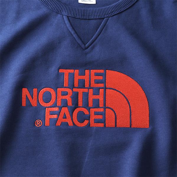 【WEB限定価格】ブランドセール 大きいサイズ メンズ THE NORTH FACE ザ ノース フェイス ロゴ刺繍 クルーネック スウェット トレーナー USA直輸入 t92zwr