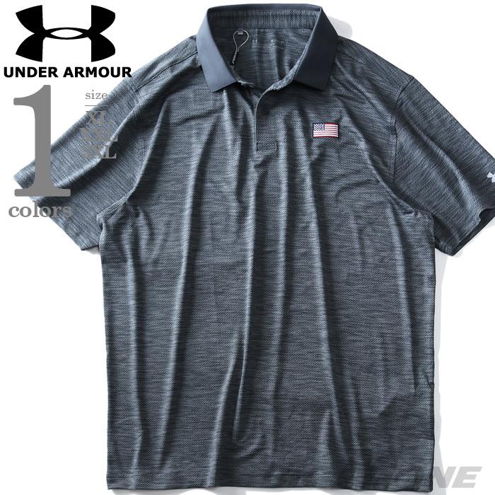 【WEB限定価格】【golf1】ブランドセール 大きいサイズ メンズ UNDER ARMOUR アンダーアーマー USフラッグ 半袖 ゴルフ ポロシャツ USA直輸入 um0596