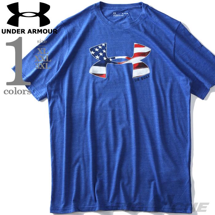 【WEB限定価格】ブランドセール 大きいサイズ メンズ UNDER ARMOUR アンダーアーマー ロゴ プリント 半袖 Tシャツ USA直輸入 um5104