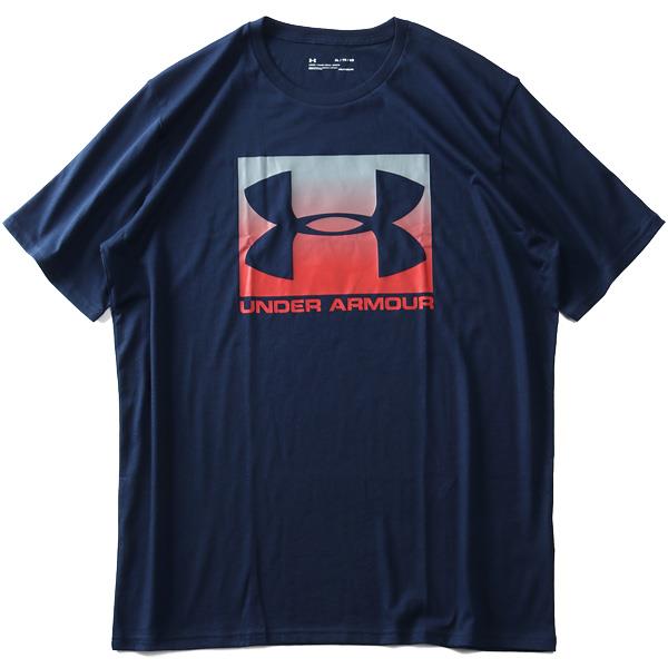 【WEB限定価格】大きいサイズ メンズ UNDER ARMOUR アンダーアーマー ロゴ プリント 半袖 Tシャツ USA直輸入 1329581