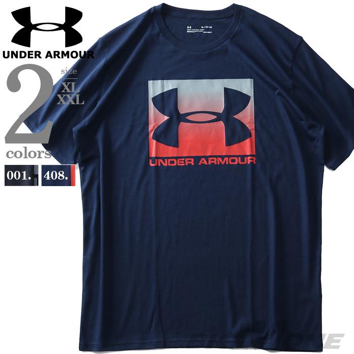 大きいサイズと大きい服のメンズ通販【ビッグエムワン】【WEB限定価格】大きいサイズ UNDER ARMOUR アンダーアーマー ロゴ プリント 半袖 Tシャツ USA直輸入 1329581(XL ブラック): メンズ