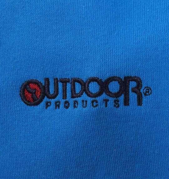 大きいサイズ メンズ OUTDOOR PRODUCTS 裏起毛 クルー トレーナー ブルー 1158-9302-5 3L 4L 5L 6L 8L