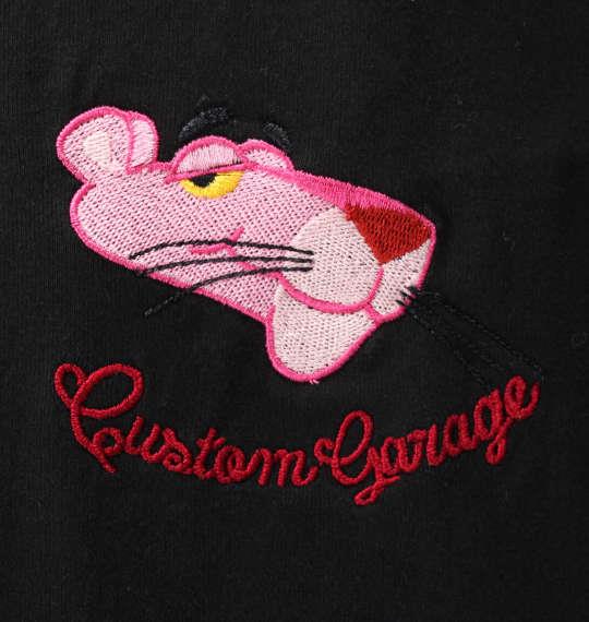 大きいサイズ メンズ PINK PANTHER × FLAGSTAFF ピンクパンサー 長袖 Tシャツ ブラック 1178-9680-1 3L 4L 5L 6L 8L