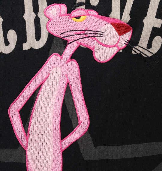 大きいサイズ メンズ PINK PANTHER × FLAGSTAFF ピンクパンサー 長袖 Tシャツ ブラック 1178-9680-1 3L 4L 5L 6L 8L