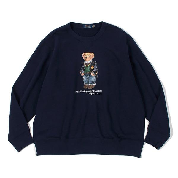 【WEB限定価格】ブランドセール 大きいサイズ メンズ POLO RALPH LAUREN ポロ ラルフローレン クルーネック プリント トレーナー POLO BEAR USA直輸入 710766808