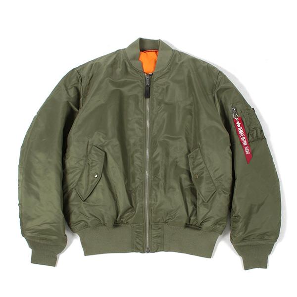 【WEB限定価格】ブランドセール 大きいサイズ メンズ ALPHA INDUSTRIES アルファインダストリーズ MA-1 リバーシブル フライト ジャケット USA直輸入 mjm21000c1