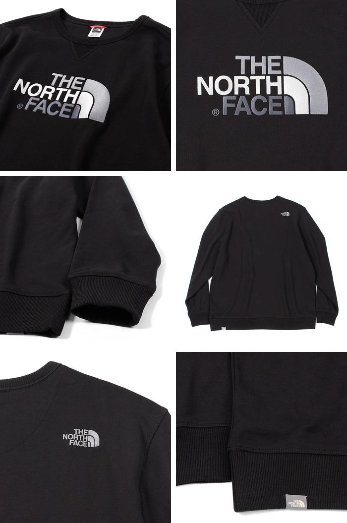 大きいサイズ メンズ THE NORTH FACE ザ ノース フェイス ロゴ刺繍 クルーネック スウェット トレーナー USA直輸入 nf0a2zwr