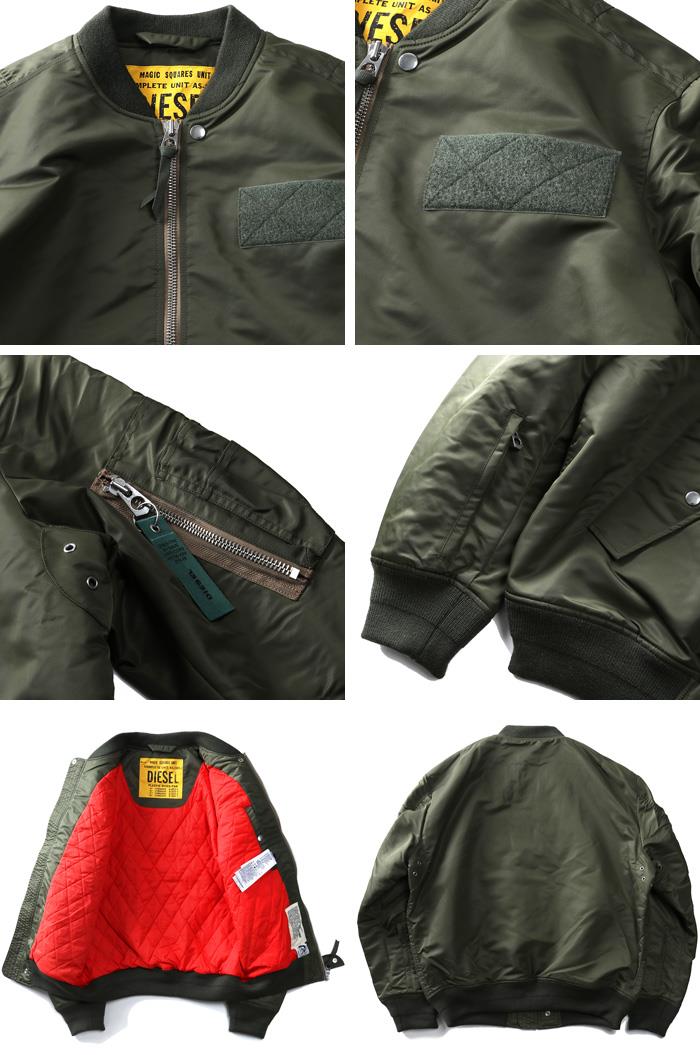 【WEB限定価格】大きいサイズ メンズ DIESEL ディーゼル MA-1 タイプ プルゾン J-TANKER JACKET 直輸入品 00sv4q-0kaux