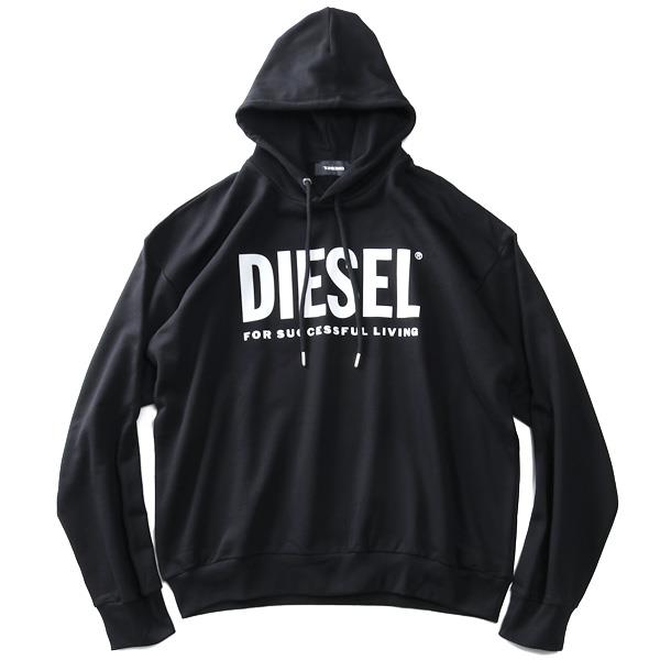 【WEB限定価格】大きいサイズ メンズ DIESEL ディーゼル プルオーバー パーカー S-DIVISION-LOGO 直輸入品 00sy5n-0bawt