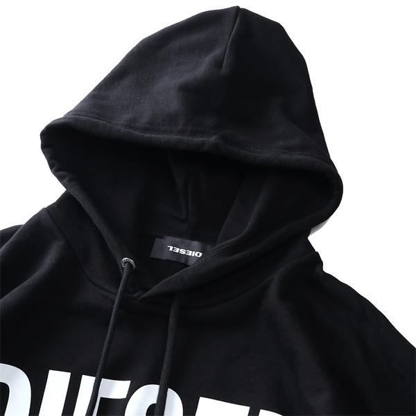 【WEB限定価格】大きいサイズ メンズ DIESEL ディーゼル プルオーバー パーカー S-DIVISION-LOGO 直輸入品 00sy5n-0bawt