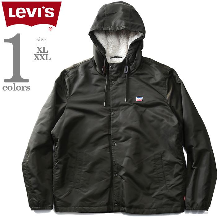 【WEB限定価格】ブランドセール 大きいサイズ メンズ LEVI'S リーバイス フード付 裏ボア コーチ ジャケット USA直輸入 lm8rn432