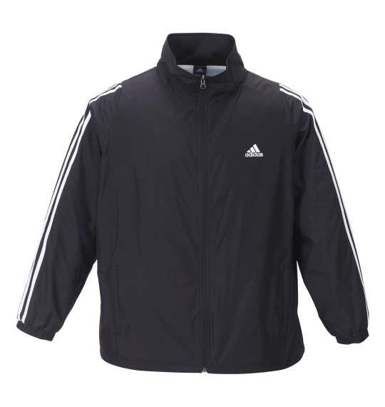 大きいサイズ メンズ adidas ウインド ジャケット ブラック 1276-0153-2 3XO 4XO 5XO 6XO 7XO