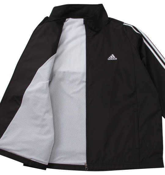 大きいサイズ メンズ adidas ウインド ジャケット ブラック 1276-0153-2 3XO 4XO 5XO 6XO 7XO