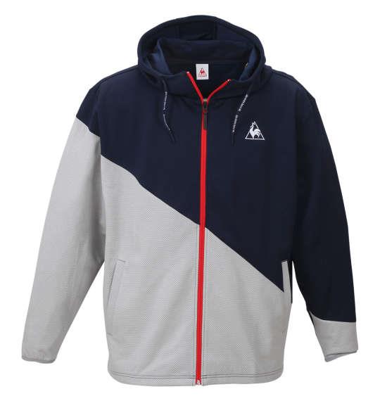 大きいサイズ メンズ LE COQ SPORTIF ソロテックス スウェット ジャケット ネイビー 1276-0100-1 2L 3L 4L 5L 6L