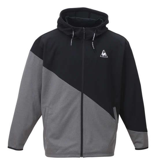 大きいサイズ メンズ LE COQ SPORTIF ソロテックス スウェット ジャケット ブラック 1276-0100-2 2L 3L 4L 5L 6L