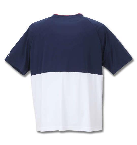 大きいサイズ メンズ LE COQ SPORTIF アクティブ ソフト スムース 半袖 Tシャツ ネイビー 1278-0150-1 2L 3L 4L 5L 6L