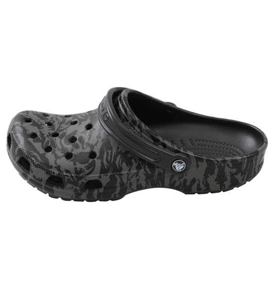 大きいサイズ メンズ crocs サンダル クラシック プリンテッドカモ クロッグ ブラック 1240-0231-2 M11 M12 M13