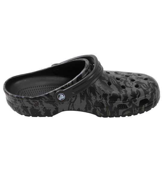 大きいサイズ メンズ crocs サンダル クラシック プリンテッドカモ クロッグ ブラック 1240-0231-2 M11 M12 M13