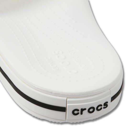 大きいサイズ メンズ crocs サンダル クロックバンドTM3.0スライド ホワイト × ブラック 1240-0232-1 M11 M12 M13