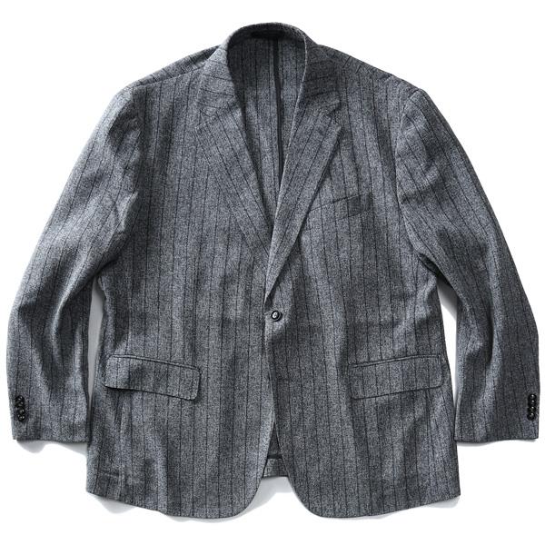 【WEB限定価格】大きいサイズ メンズ SARTORIA BELLINI ストライプ柄 カジュアル ジャケット azj32s20400