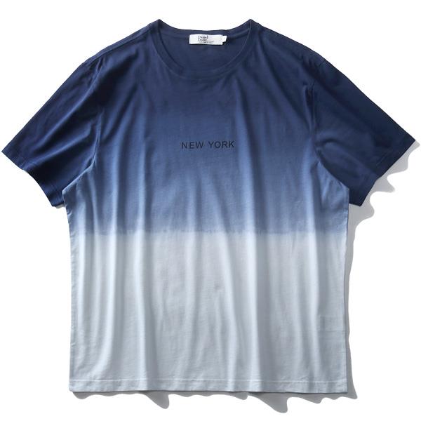 【WEB限定価格】【pd0525】大きいサイズ メンズ DANIEL DODD 吊り染め 半袖 Tシャツ azt-200272