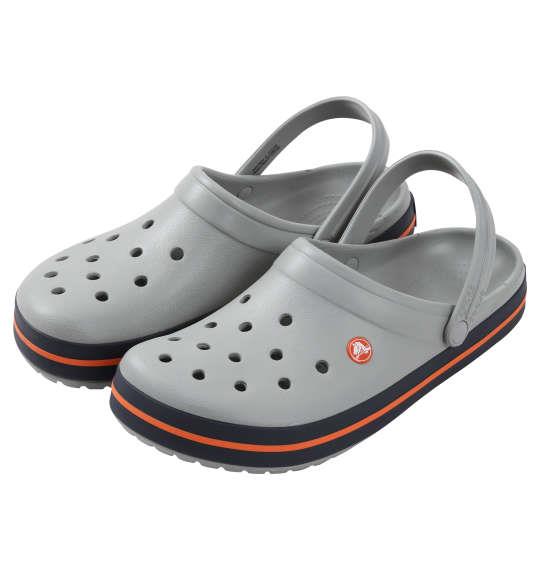 大きいサイズ メンズ crocs サンダル クロックバンドTM ライトグレー × ネイビー 1140-9340-7 M11 M12 M13