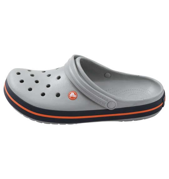 大きいサイズ メンズ crocs サンダル クロックバンドTM ライトグレー × ネイビー 1140-9340-7 M11 M12 M13