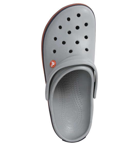 大きいサイズ メンズ crocs サンダル クロックバンドTM ライトグレー × ネイビー 1140-9340-7 M11 M12 M13