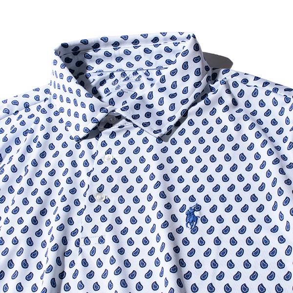 【WEB限定価格】ブランドセール 大きいサイズ メンズ POLO RALPH LAUREN ポロ ラルフローレン 総柄 半袖 ポロシャツ USA直輸入 710777462