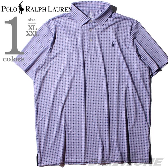 【WEB限定価格】ブランドセール 大きいサイズ メンズ POLO RALPH LAUREN ポロ ラルフローレン 総柄 半袖 ポロシャツ USA直輸入 710777464