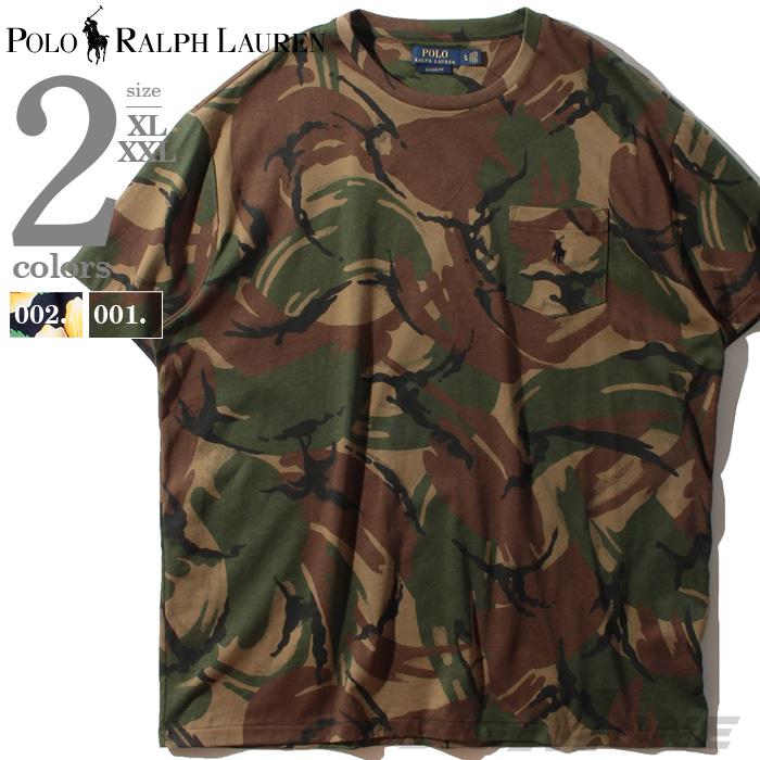 【WEB限定価格】ブランドセール 大きいサイズ メンズ POLO RALPH LAUREN ポロ ラルフローレン 総柄 半袖 Tシャツ USA直輸入 710767656