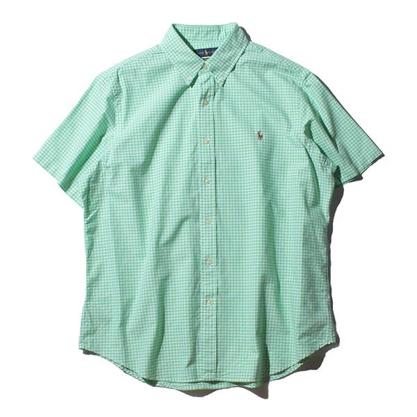 【WEB限定価格】ブランドセール 大きいサイズ メンズ POLO RALPH LAUREN ポロ ラルフローレン チェック柄 半袖 ボタンダウン シャツ USA直輸入 710776782