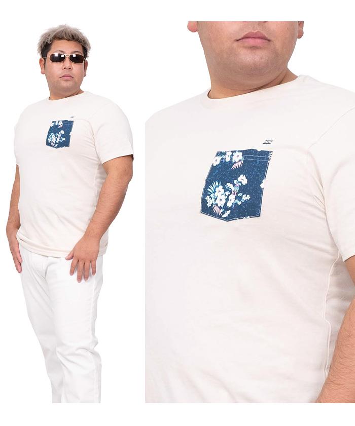 【WEB限定価格】ブランドセール 大きいサイズ メンズ BILLABONG ビラボン 切替 ポケット付 半袖 Tシャツ USA直輸入 m4331btp