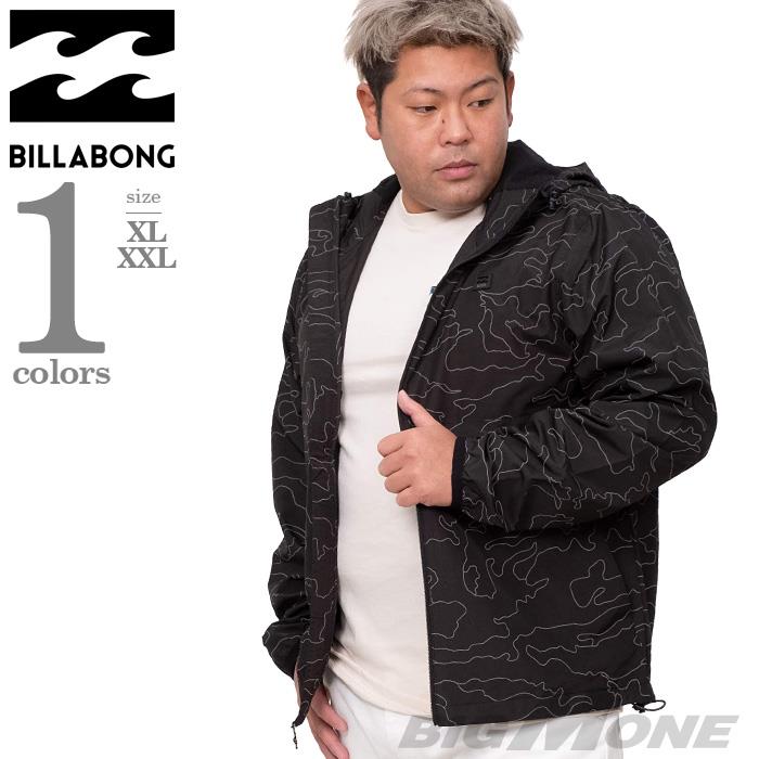 【WEB限定価格】ブランドセール 大きいサイズ メンズ BILLABONG ビラボン フード付 総柄 フルジップ ジャケット USA直輸入 m7021btr