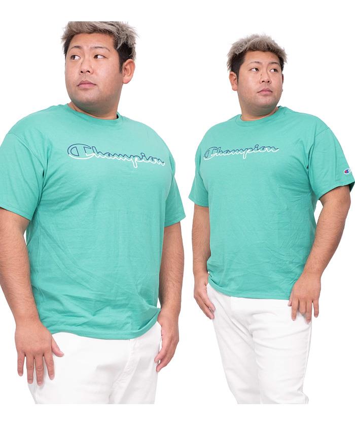 【WEB限定価格】ブランドセール 大きいサイズ メンズ Champion チャンピオン プリント 半袖 Tシャツ USA直輸入 gt23h