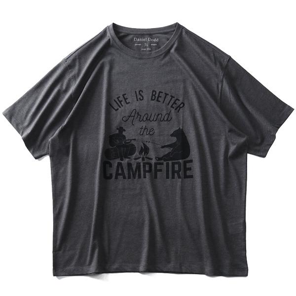 タダ割 大きいサイズ メンズ DANIEL DODD オーガニック プリント 半袖 Tシャツ CAMPFIRE azt-200214