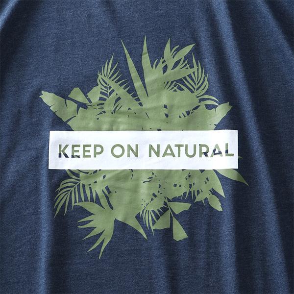 タダ割 大きいサイズ メンズ DANIEL DODD オーガニック プリント 半袖 Tシャツ KEEP ON NATURAL azt-200215