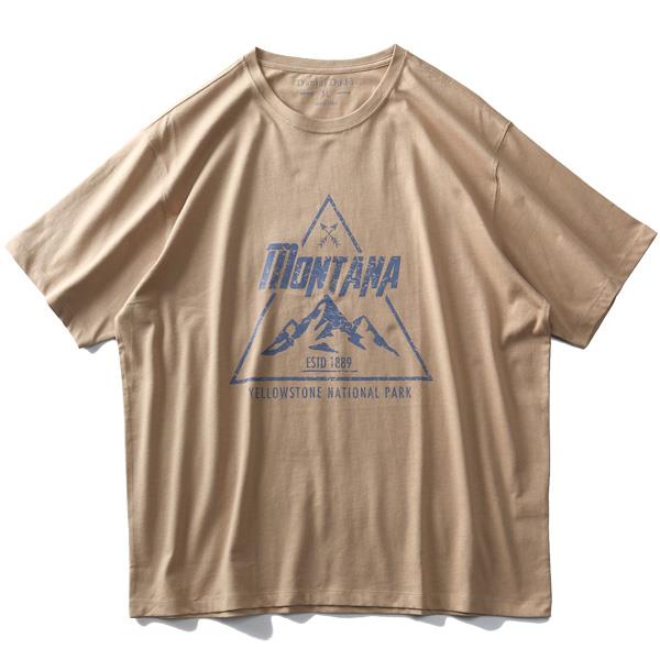 タダ割 大きいサイズ メンズ DANIEL DODD オーガニック プリント 半袖 Tシャツ MONTANA azt-200216