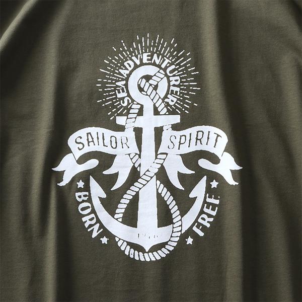 【WEB限定価格】大きいサイズ メンズ DANIEL DODD オーガニック プリント 半袖 Tシャツ SAILOR SPIRIT azt-200223