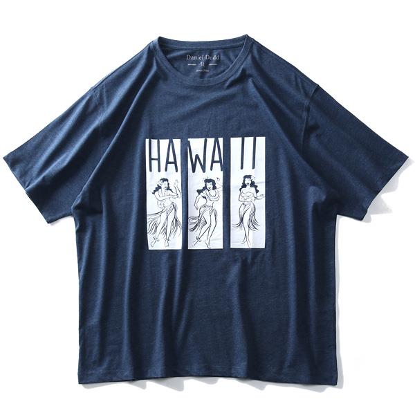 タダ割 大きいサイズ メンズ DANIEL DODD オーガニック プリント 半袖 Tシャツ HAWAII azt-200225