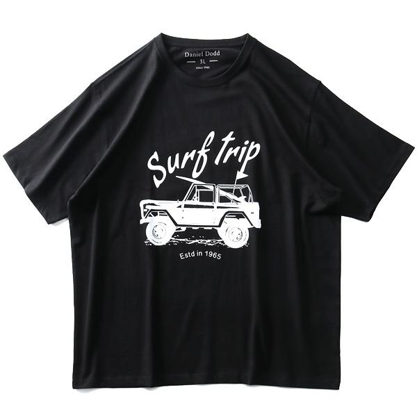 タダ割 大きいサイズ メンズ DANIEL DODD オーガニック プリント 半袖 Tシャツ Surf Trip azt-200217