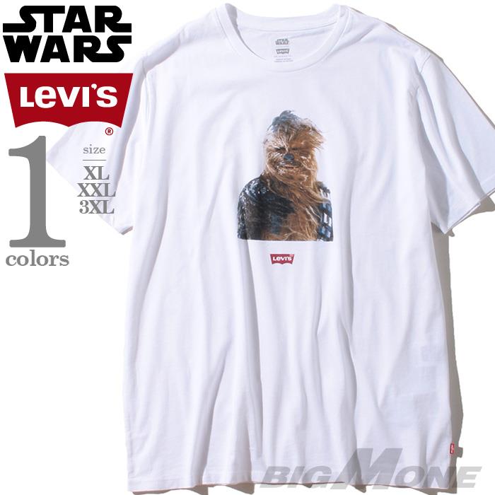 【WEB限定価格】ブランドセール 大きいサイズ メンズ LEVI'S × STAR WARS リーバイス × スターウォーズ プリント 半袖 Tシャツ USA直輸入 224910694