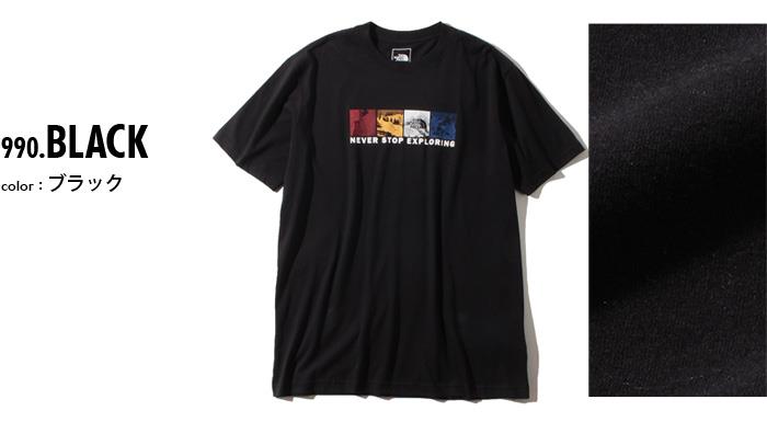 【WEB限定価格】ブランドセール 大きいサイズ メンズ THE NORTH FACE ザ ノース フェイス プリント 半袖 Tシャツ USA直輸入 nf0a3x6sjk3