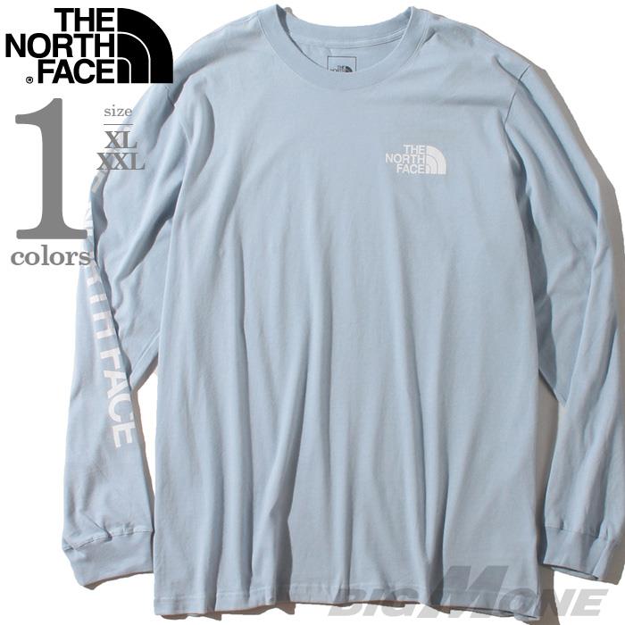 【WEB限定価格】ブランドセール 大きいサイズ メンズ THE NORTH FACE ザ ノース フェイス プリント ロング Tシャツ USA直輸入 nf0a471khk3