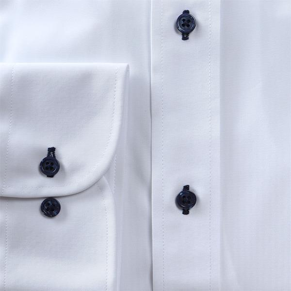 2点目半額 大きいサイズ メンズ DANIEL DODD ノーアイロン 形態安定 長袖 ニット ワイシャツ ボタンダウン 吸水速乾 ストレッチ 日本製生地使用 kcr01000-1