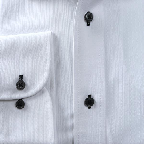 2点目半額 大きいサイズ メンズ DANIEL DODD ノーアイロン 形態安定 長袖 ニット ワイシャツ セミワイドカラー 吸水速乾 ストレッチ 日本製生地使用 kcr01000-2