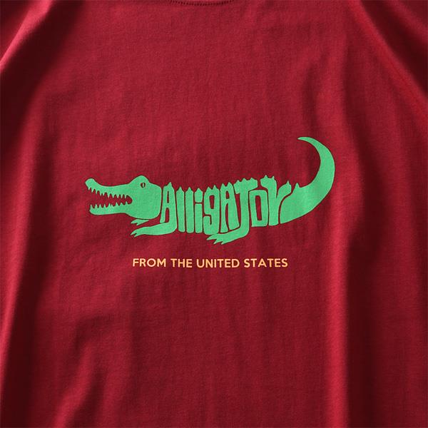 タダ割 大きいサイズ メンズ DANIEL DODD オーガニック プリント 半袖 Tシャツ ALLIGATOR azt-200240